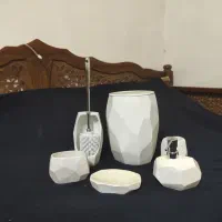 فروش ست شش تکه سرویس بهداشتی رنگبندی متنوع|لوازم سرویس بهداشتی|آبادان, |دیوار