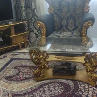 فروش مبل سلطنتی7نفره دوتا عسلی یه میزوسط میزtv|مبلمان خانگی و میز عسلی|بابل, |دیوار