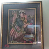 قاب عکس سنتی عتیقه قدیمی سفره شب یلدا