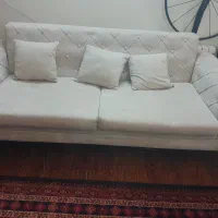 مبل هفت نفره کرم و سورمه ای|مبلمان خانگی و میز عسلی|قم, سالاریه|دیوار