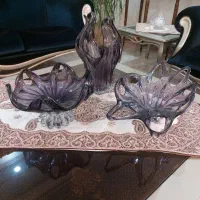 ظروف تزئینی کریستال|صنایع دستی و سایر لوازم تزئینی|تهران, زرکش|دیوار