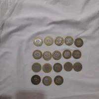 سکه های دو رنگ ۲۵ تومانی|کلکسیون سکه، تمبر، اسکناس|کامیاران, |دیوار