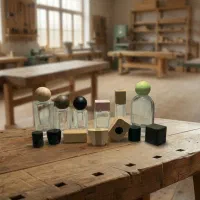 طراحی و تولید انواع درب عطر چوبی