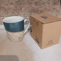 ماگ چینی ماربل ۳۵۰ میلیلیتری نو|ظروف سرو و پذیرایی|اصفهان, خواجو|دیوار