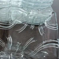 ست ظروف پاپیونی ۱۲ تیکه نو|ظروف سرو و پذیرایی|جهرم, |دیوار