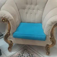مبل راحتی ۷نفره در حد نو|مبلمان خانگی و میز عسلی|خوی, |دیوار