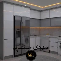 طراحی و اجرای حرفه ای کابینت مهدی سلطانی کد 41563|مصالح و تجهیزات ساختمان|شیراز, محراب|دیوار