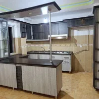فروش سریع کابینت تمیز با گاز و هود و سینک