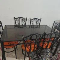 میز و صندلی فلزی ۶نفره