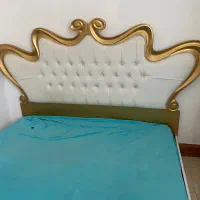 تخت دونفره تشک طبی سالم تمییز|تخت و سرویس خواب|قرچک, میرزائی جنوبی|دیوار