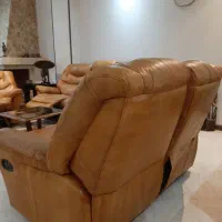 مبل ریلکسی تمام چرم طبیعی وارداتی|مبلمان خانگی و میز عسلی|تهران, پونک|دیوار