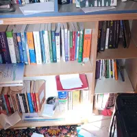 فروش دو قفسه کتابخانه|کتابخانه، شلف، قفسه‌های دیواری|کرمانشاه, |دیوار