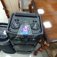 اسپیکر شارژی  پارتی باکس (فروشگاه کریم زاده)|سیستم صوتی خانگی|اردبیل, |دیوار