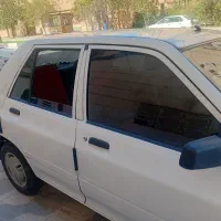 پراید مدل ۹۸ رنگ دار جلو وعقب سالم کم کار
