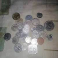 تعدادی سکه قدیمی کلکسیونی آمریکایی وایرانی