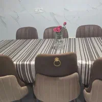 ی دست مبل ۷ نفره ومیزناهارخوری ۸ نفره