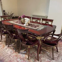 مبل کلاسیک + ناهارخوری ( بسیار تمیز در حد نو)