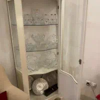 بوفه یا کنسول چوبی سفید|بوفه، ویترین، کنسول|مشهد, مشکینی (شهرک غرب)|دیوار