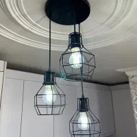 لوستر فلزی|لوستر و چراغ آویز|همدان, |دیوار