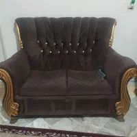 مبل قهوه ایی سوخته