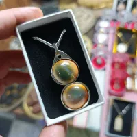 گردنبند موکلدار نقره جفت