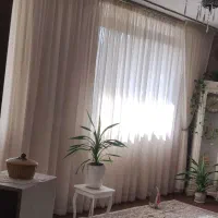 پرده ودستک هردوکرم نباتی