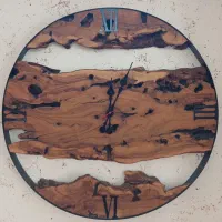 ساعت چوبی گردو