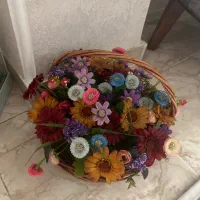 سبد گل مصنوعی