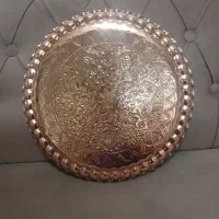 سینی مسی لبه دار