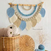 شلف مکرومه|کتابخانه، شلف، قفسه‌های دیواری|کرمانشاه, |دیوار