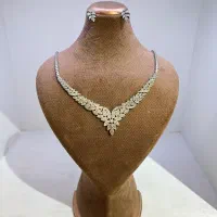 گردنبند نقره جواهری