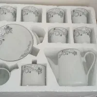 ست فنجان نعلبکی ۱۷ پارچه