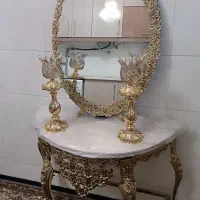 آینه شمعدان طرح برنز