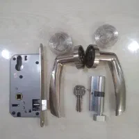 دستگیره در مدل رزت همراه قفل ومغزی(پک کامل)