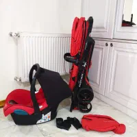 ست کالسکه و کریر بسیارتمیز acebaby خارجی بادوام