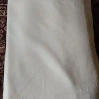 پرده‌ شاین حریر سفید براق عرض ۳متر