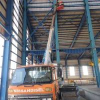 جرثقیل 7تن دکل بلند همراه با سبد ثابت