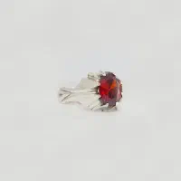 انگشتر سنتیک . عقیق معدنی