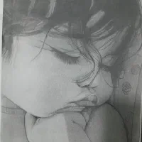 طراحی چهره سیاه قلم|تابلو، نقاشی، عکس|رشت, کوی مهر|دیوار