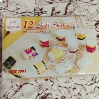 ۹ عدد نمکدان چینی نو نو با جعبه|ظروف سرو و پذیرایی|اسلامشهر, زرافشان|دیوار