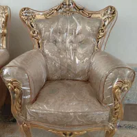 مبل استیل سلطنتی در حد نو همراه باکاور