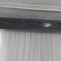 ۲عدد شال پرده مخملی|پرده، رانر، رومیزی|نهاوند, |دیوار