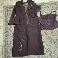 کت دامن مجلسی کارشده