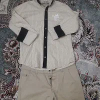 پیراهن و شلوار کتان نو