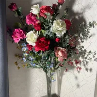 گل با گلدان بسیار شیک