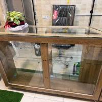 میز کامپیوتر،ویترین شیشه ای،صندلی|دفتر کار|بندر انزلی, سامانسر|دیوار