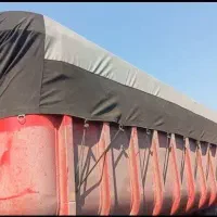 چادر برزنتی تریلی کمپرسی دو محور ،در حد