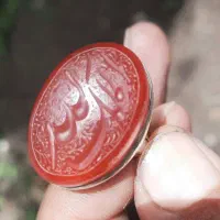 عقیق خطی حک دستی