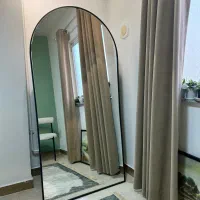 اینه قدی دور فلز مشکی ۱۹۰ در ۸۰