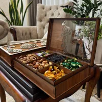 تولید کننده باکس های یلدایی/یلدا/جعبه چوبی|صنایع دستی و سایر لوازم تزئینی|قم, شاه سید علی|دیوار